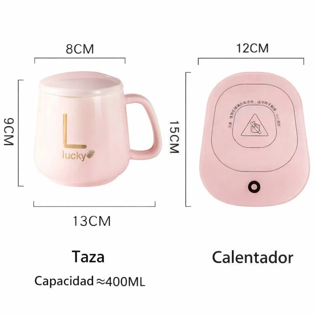 Taza y calentador eléctrico inteligente