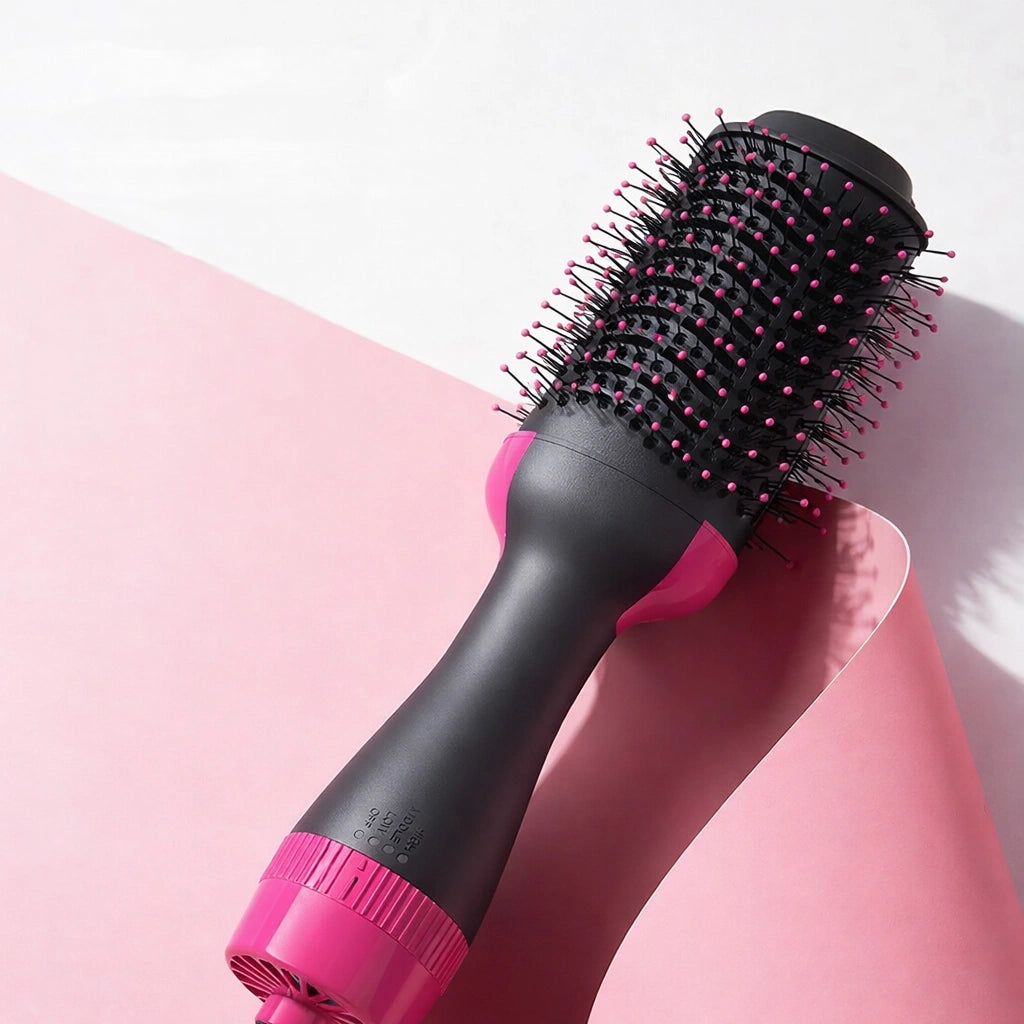 Cepillo Secador 3 en 1 Rizador Plancha de Cabello