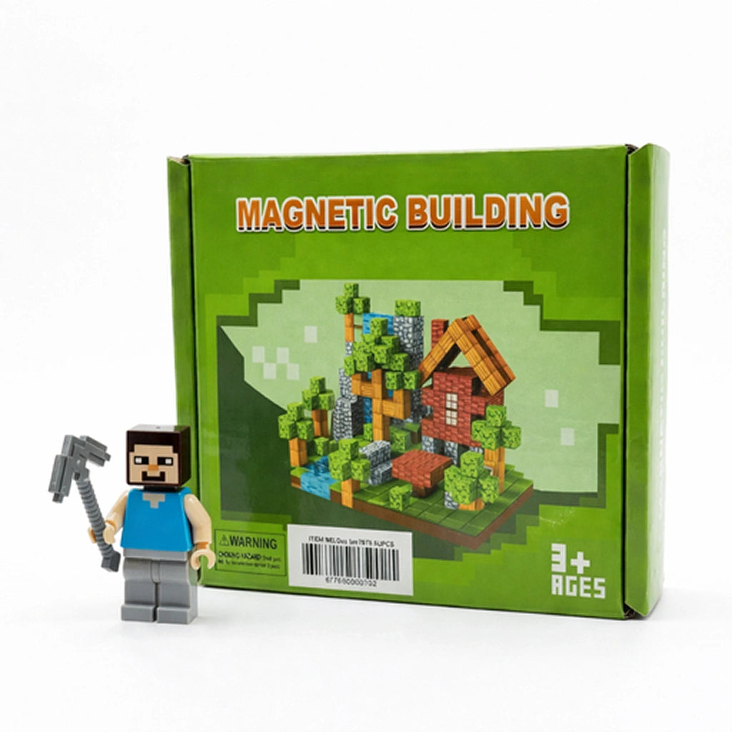 Bloques magnéticos de construcción tipo Minecraft