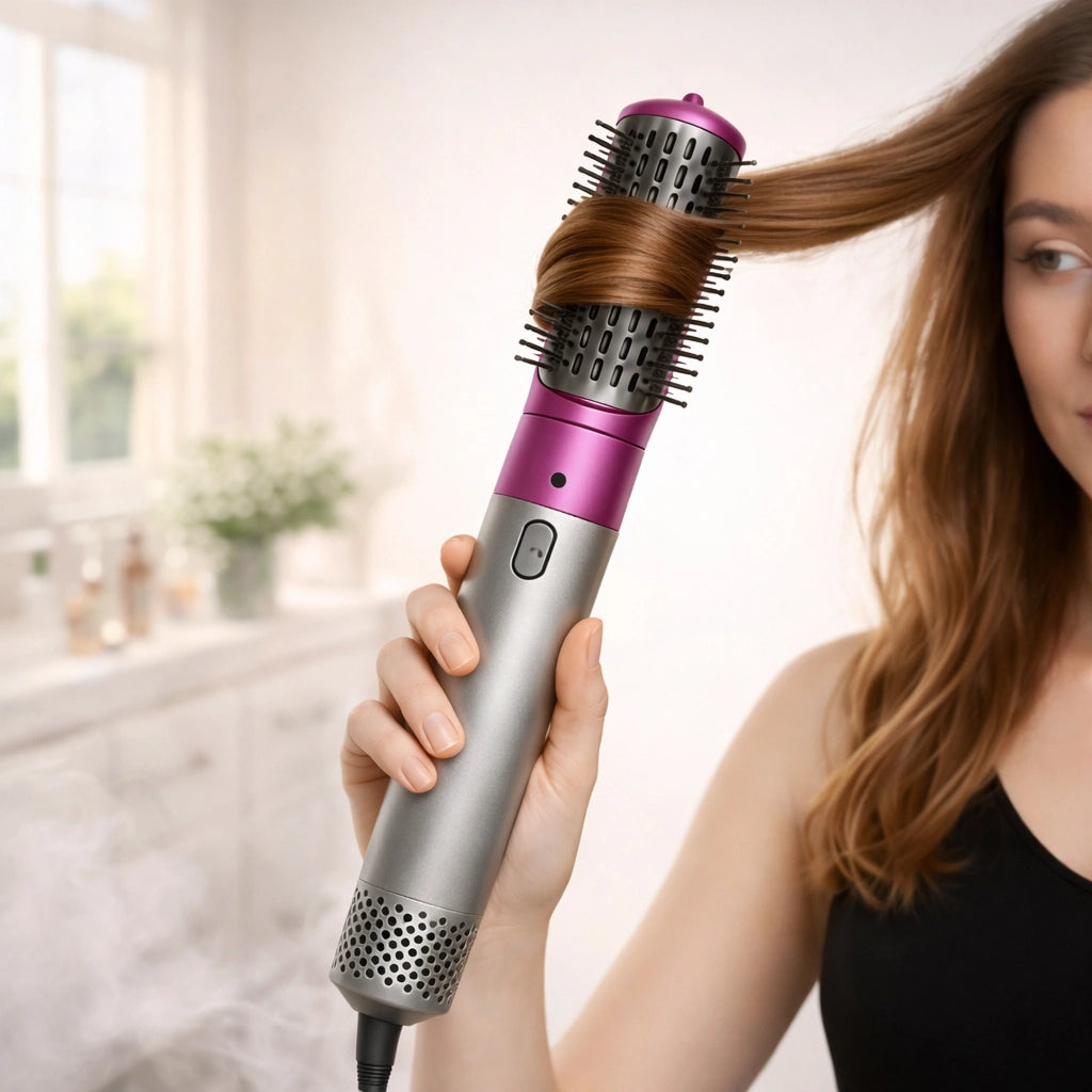 Cepillo Multiuso Rizador Secador 5 En 1